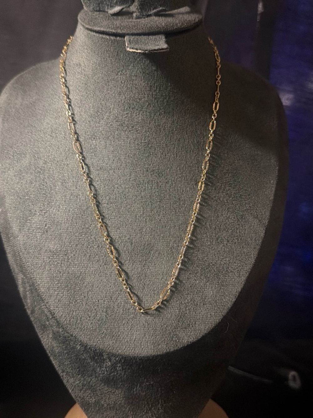 Elegant Gold plated Link Chain Necklace - Women Jewelry